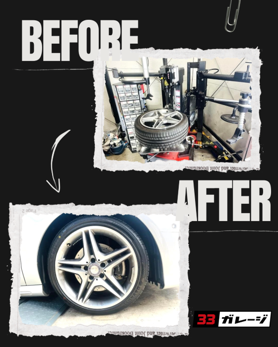 MERCEDESBENZベンツタイヤ交換タイヤ交換